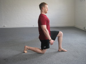 Half-kneeling